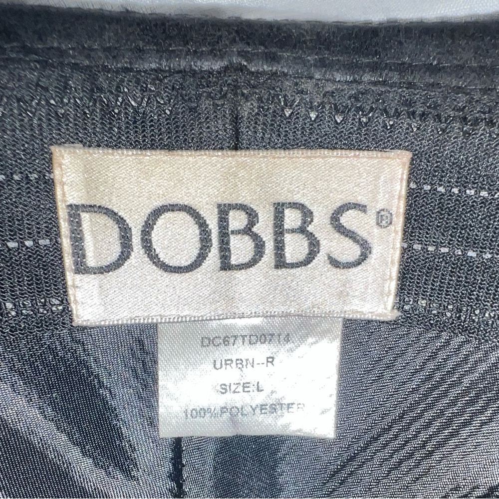 Black Fedora Hat vintage Dobbs hat Ganster Jazz style - Picture 6 of 6